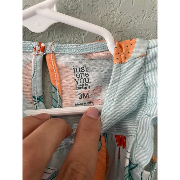 3/$15 Carter's girls 3 Months Summer Romper Outfit - Picture 2 of 3